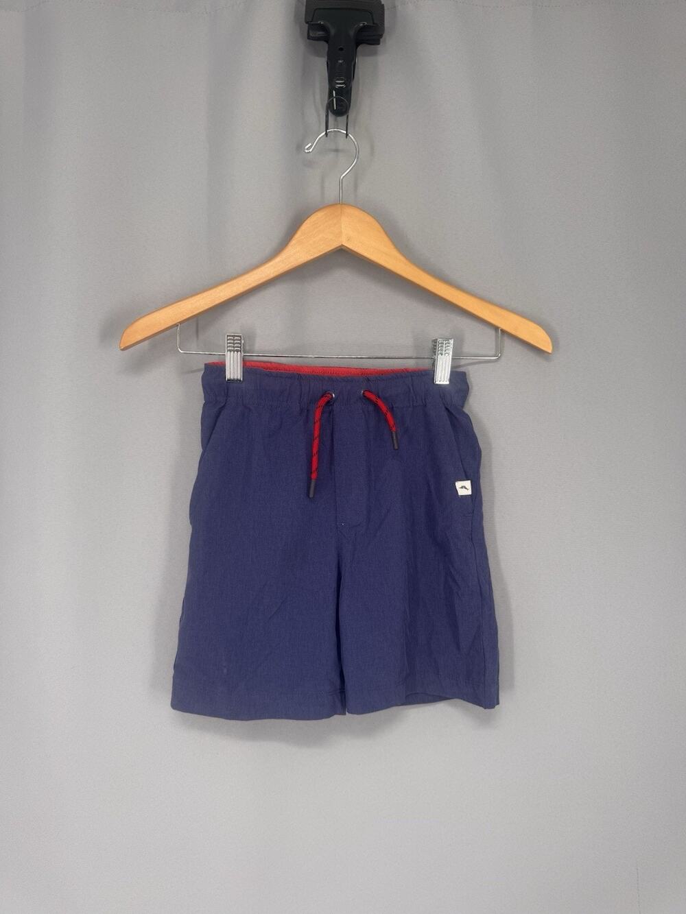 Tommy Bahama Active Shorts Boys Size 5 6 Years Blue Drawstring Elastic Waist